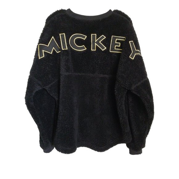 Disney Gold Collection Mickey Furry Sweater By Spirit Jersey - Picture 2 of 11